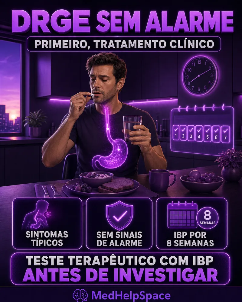 MemoreCard: DRGE sem Alarme — Clínica Médica