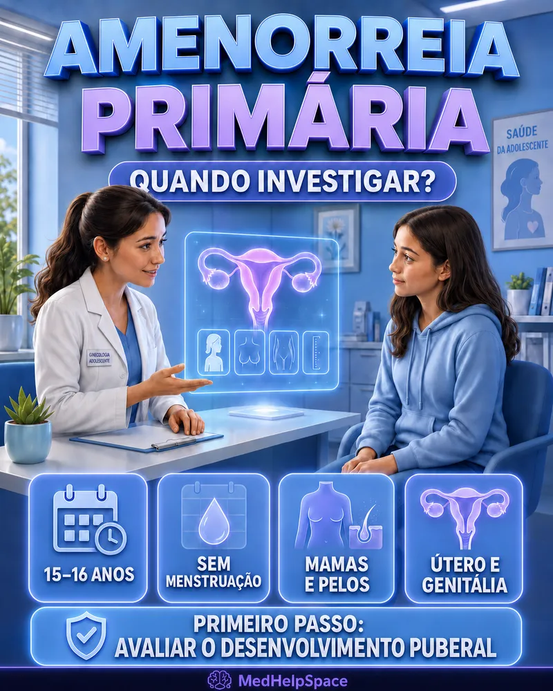 MemoreCard: Amenorreia Primária — Ginecologia