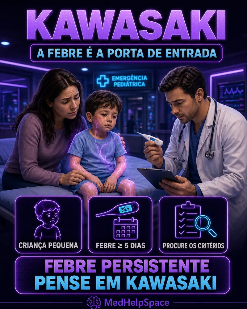 MemoreCard: Doença de Kawasaki — Pediatria